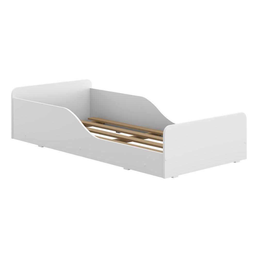 Cama Infantil Montessoriana Com Colchão Incluso 70 X 150 Cm 100% Mdf Melissa Plus Multimóveis Branca - 3