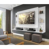 Painel Com Suporte Tv 60" Nairóbi Multimóveis V3071 Branco Branco - 2