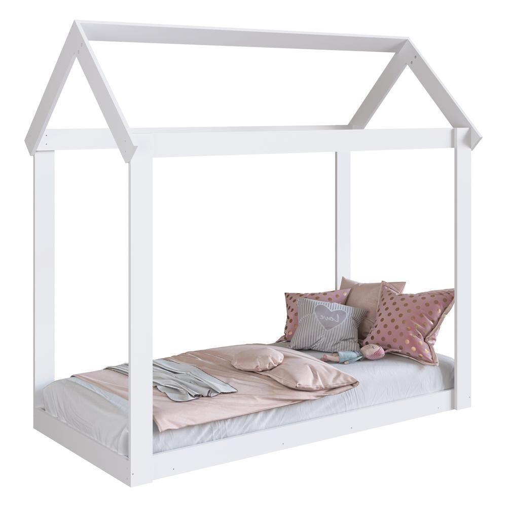 Mini Cama Infantil Para Colchão 148x68 Multimóveis Cr40093 Branca Branco - 1