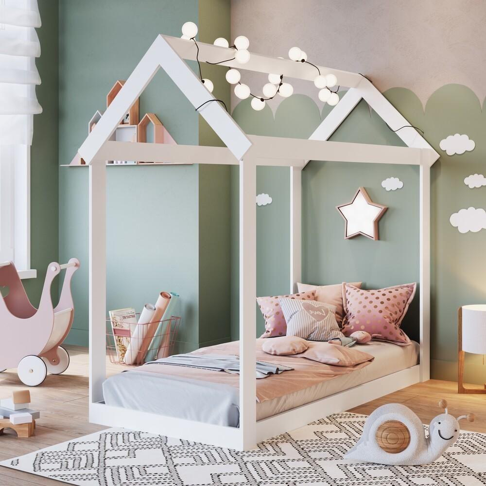 Mini Cama Infantil Para Colchão 148x68 Multimóveis Cr40093 Branca Branco - 2