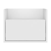 Mesa De Cabeceira 40Cm Suspensa Multimóveis V4040 Branca Branco - 2