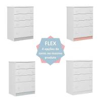 Quarto Completo Com Guarda roupa Cômoda E Berço Multimoveis - 2