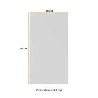 Espelho Decorativo De Vidro Retangular 40 X 20 Cm - 3