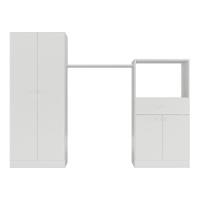 Quarto Infantil Com Berço-cômoda Laura Branco - 1