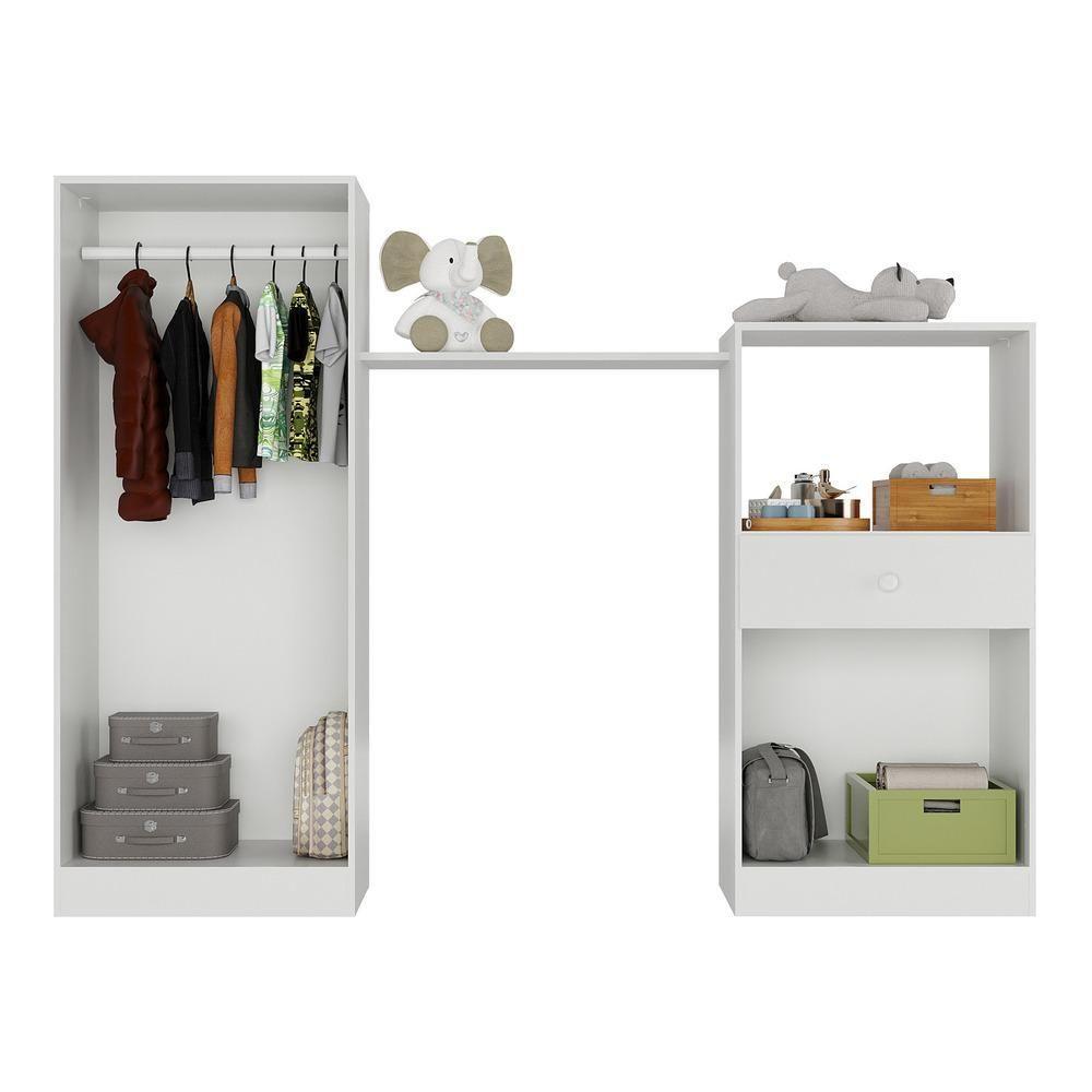 Quarto Infantil Com Berço 3 Em 1 Luíza Branco - 4