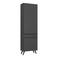 Paneleiro 2 Portas Veneza Multimóveis Mp3746.895 Preto - 1