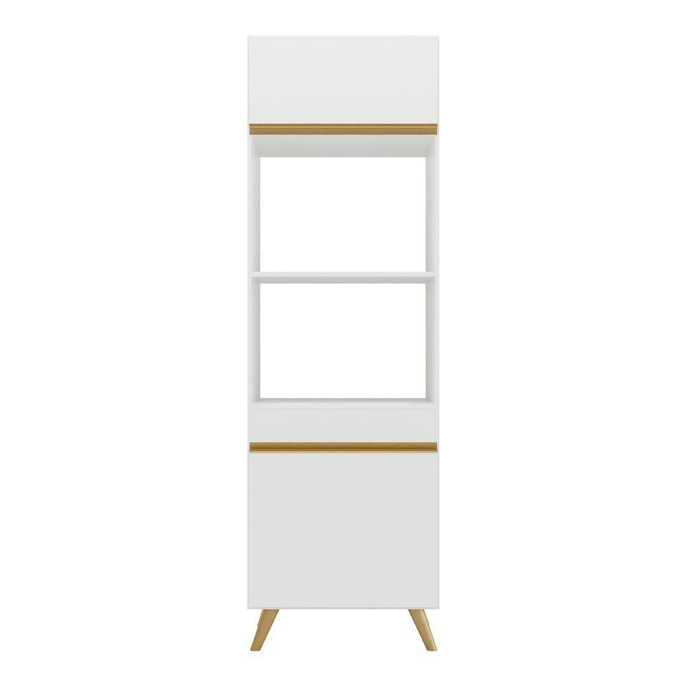 Paneleiro 2 Portas Para Forno E Microondas Veneza Gw Fg3679 Branco - 4