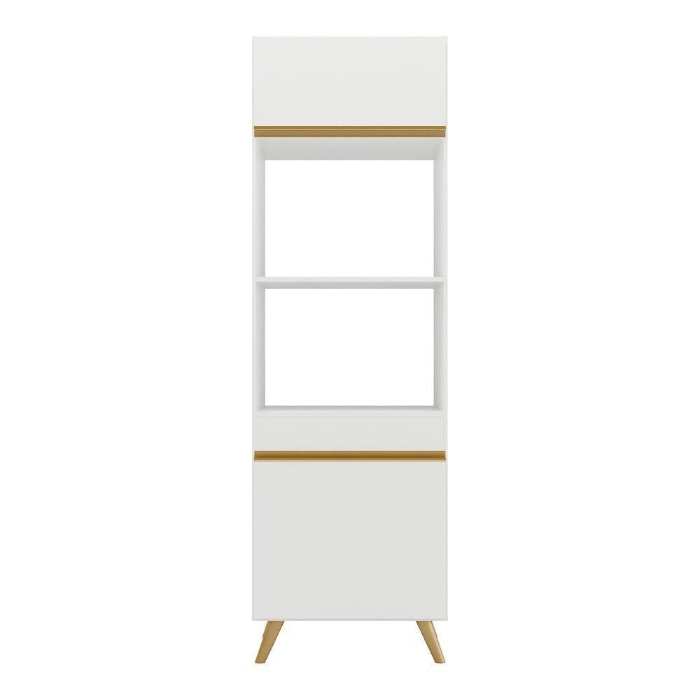 Paneleiro 2 Portas Para Forno E Microondas Veneza Gw Fg3679 Branco - 9