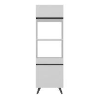 Paneleiro 2 Portas Para Forno E Microondas Branco/preto - 2