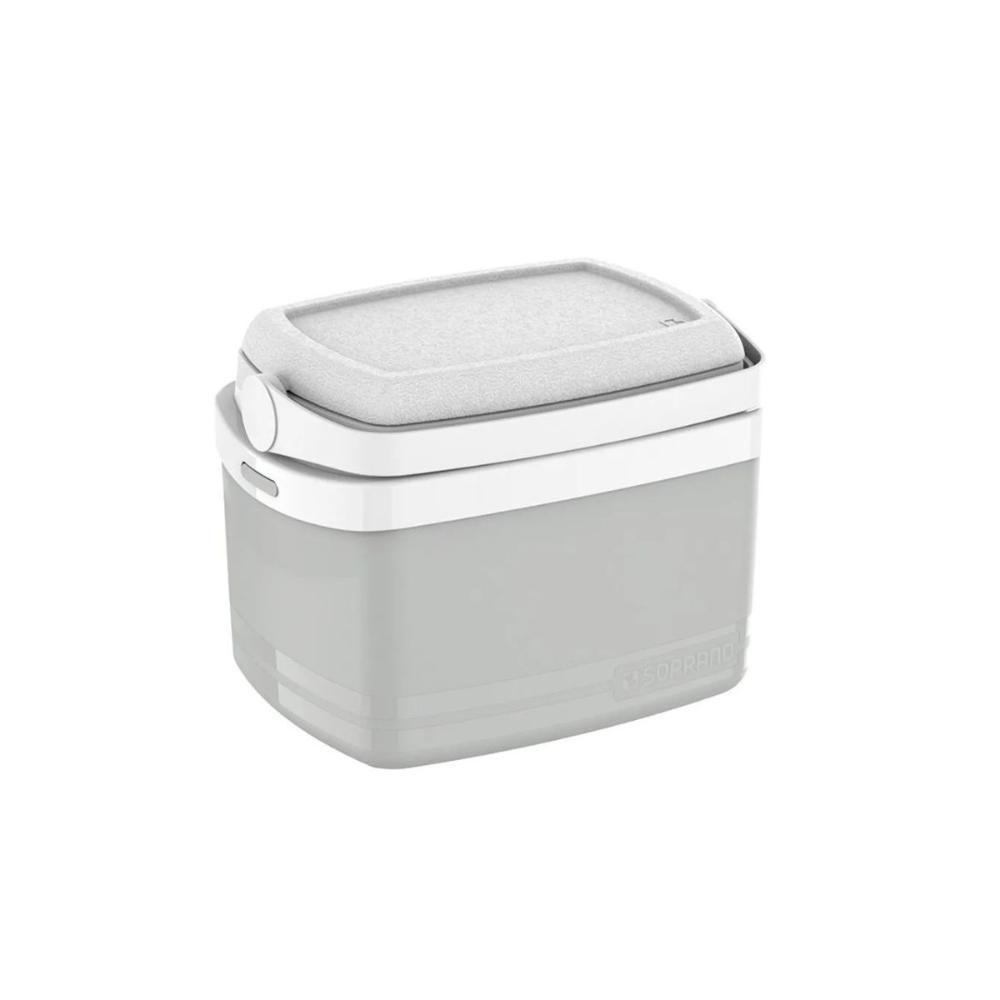 Caixa Termica Cooler 5 L Cores Bebidas Alça Soprano Cinza - 1