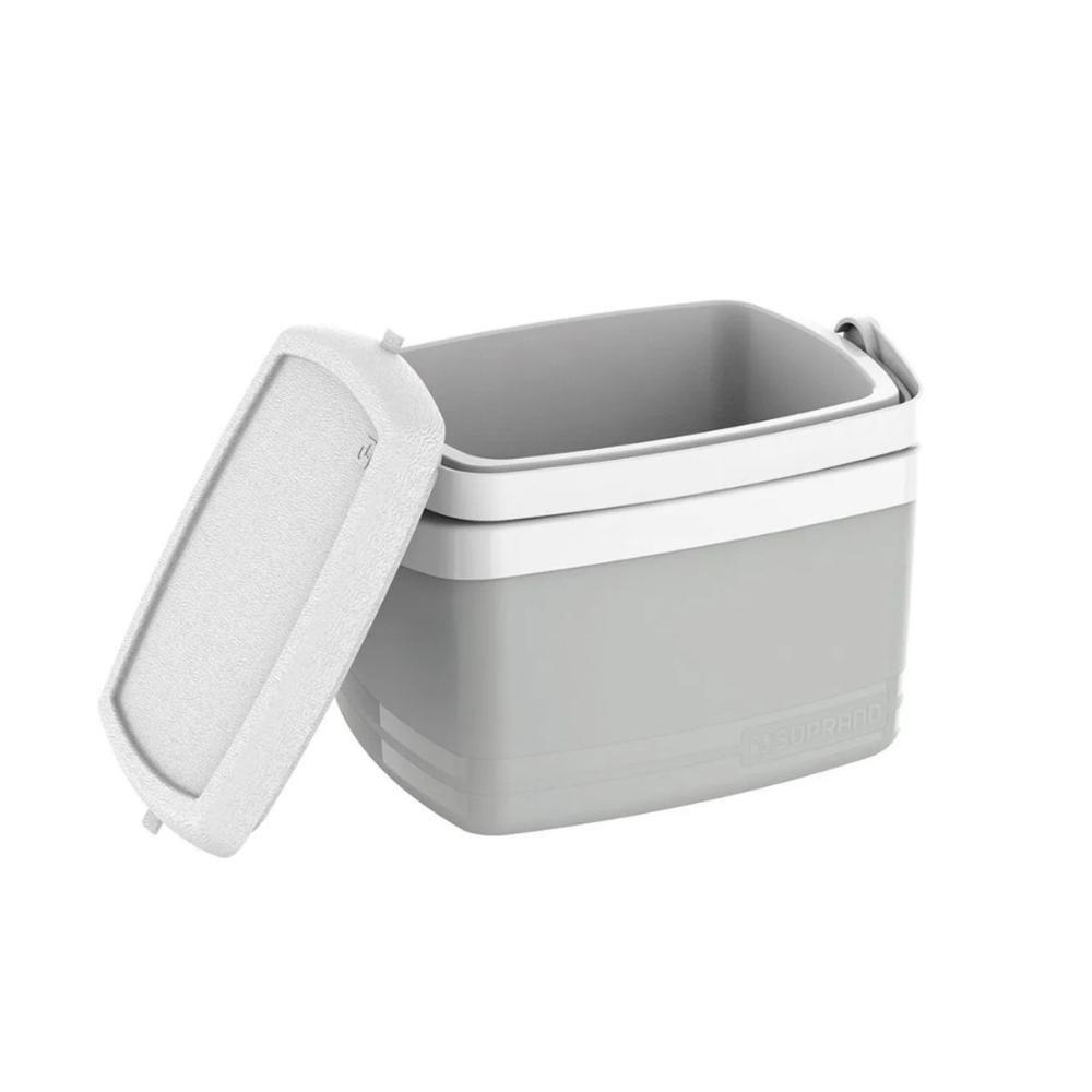 Caixa Termica Cooler 5 L Cores Bebidas Alça Soprano Cinza - 3
