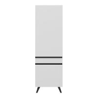 Paneleiro 2 Portas Mp3739.964 Branco/preto - 2