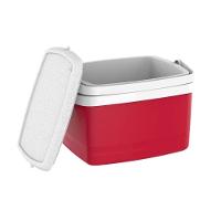 Caixa Termica Cooler 12 L Cores Bebidas Alça Soprano Vermelho - 5