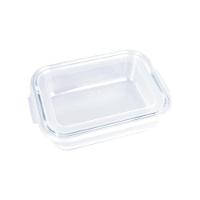 Kit 3 Potes Hermético Marmita De Vidro Retangular 640ml Mor - 8