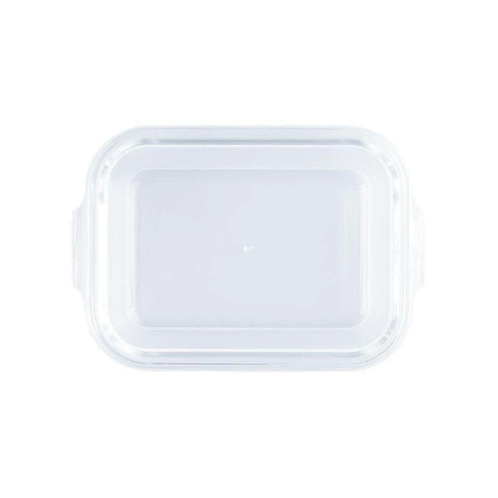 Kit 12 Potes Hermético Marmita De Vidro Retangular 640ml Mor - 4