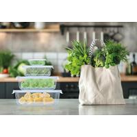 Kit 12 Potes Hermético Marmita De Vidro Retangular 640ml Mor - 7