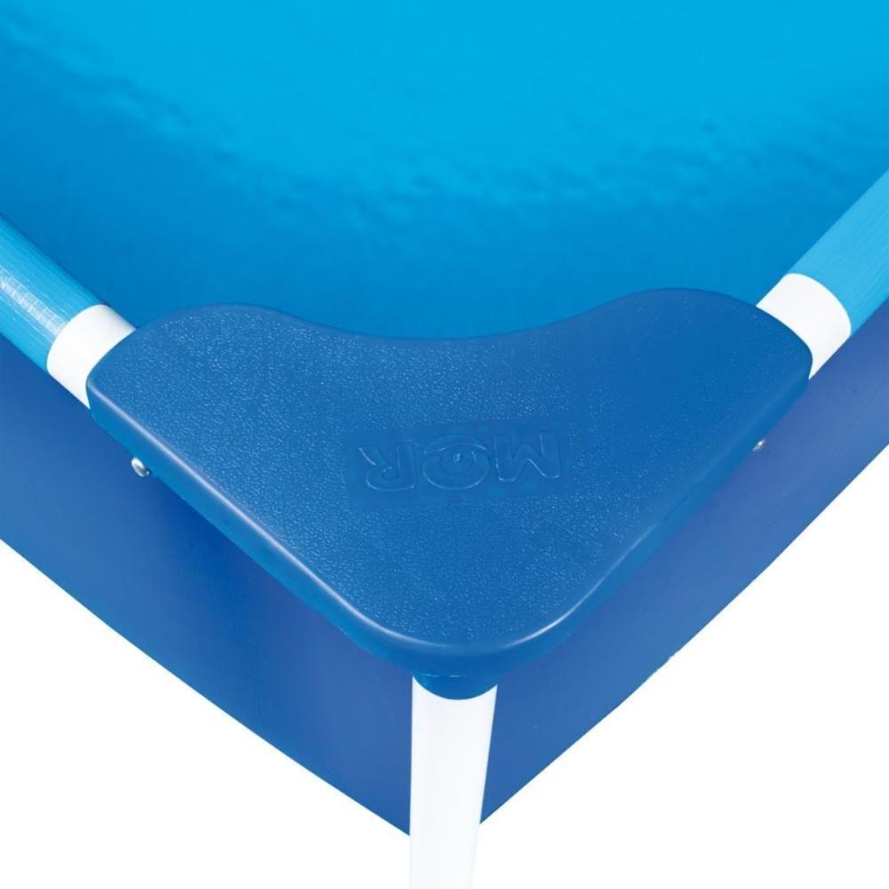 Piscina Retangular 10000 Litros Estruturada Premium Com Capa Mor - 9
