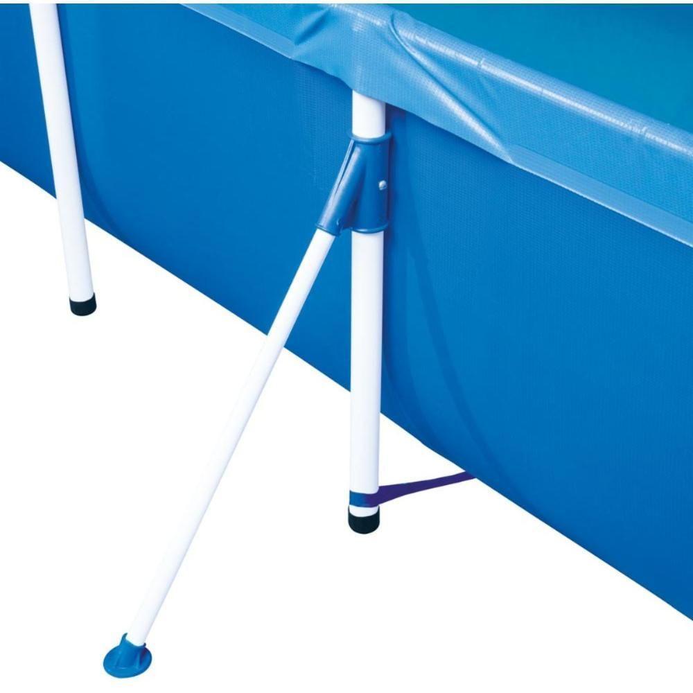 Piscina Retangular 3000 Litros Estruturada Com Capa Mor - 9