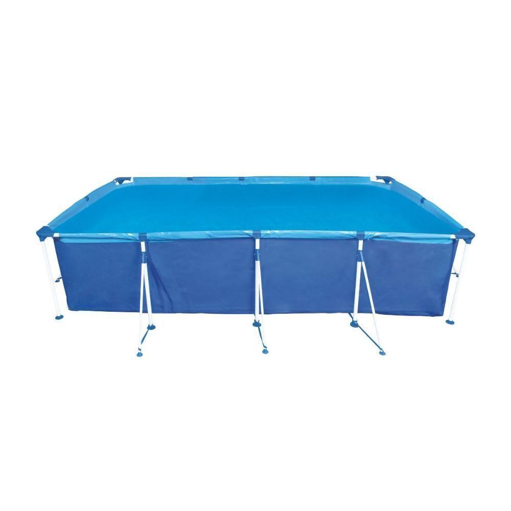 Piscina Retangular 5000 Litros Estruturada Premium Com Capa Mor - 8