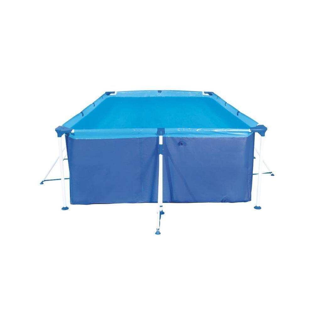 Piscina Retangular 5000 Litros Estruturada Premium Com Capa Mor - 10