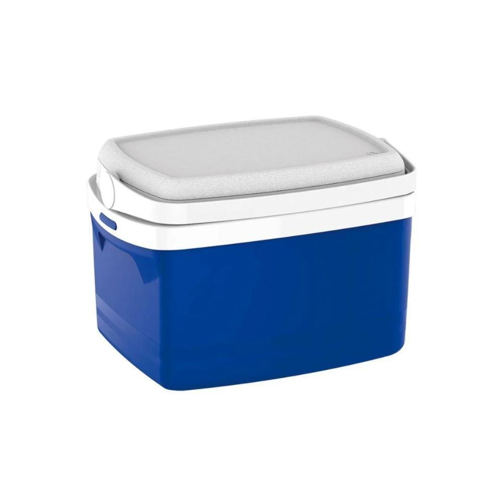Caixa Termica Cooler 12 L Cores Bebidas Alça Soprano Azul - 1