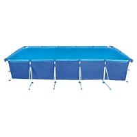 Piscina Retangular 7600 Litros Estruturada Premium Com Capa Mor