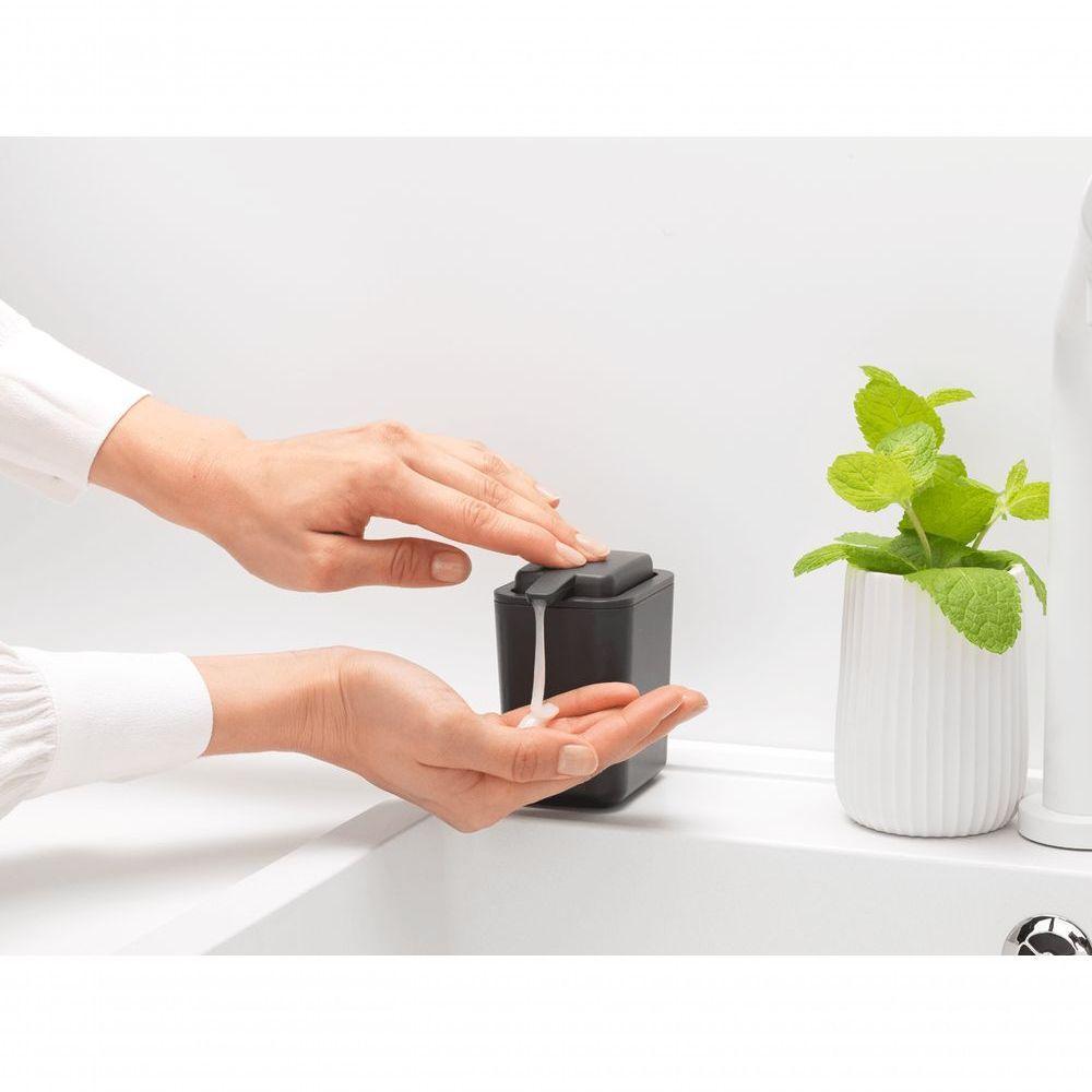 Porta Detergente Em Plástico Sinkside Brabantia Cinza Escuro - 2