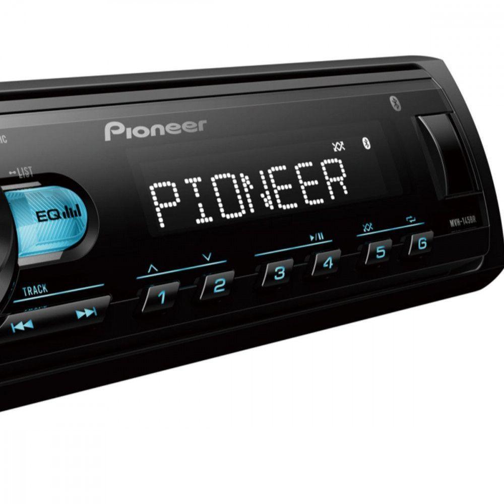 Som Automotivo Pionner Bluetooth Usb Fm Mvh-145br Preto - 5