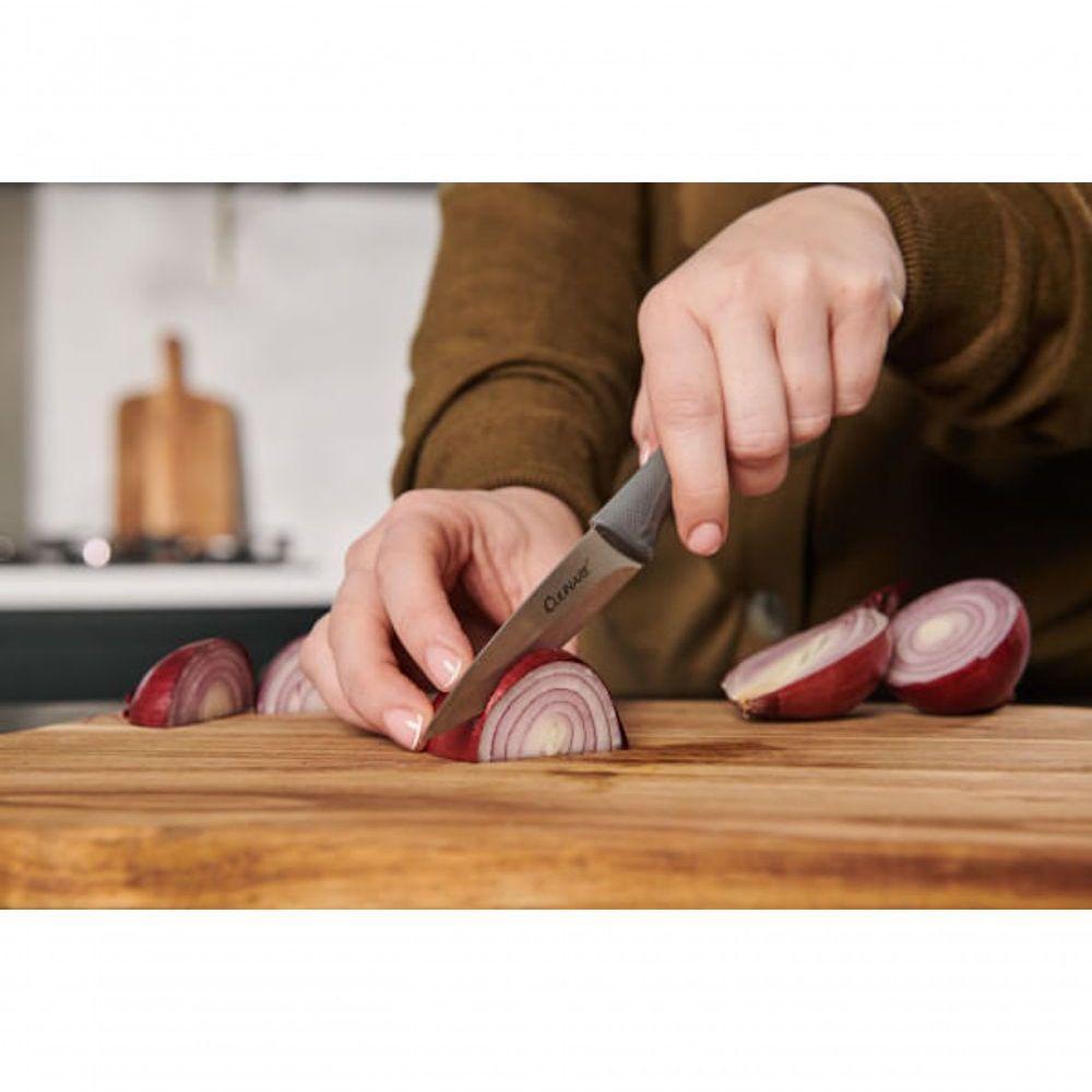 Conjunto 3 Facas Em Aço Inox Culinare Zyliss Cinza - 8