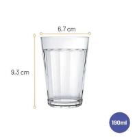 Jogo De Copo Americano Tradicional 190ml 24und- Élpis Móveis - 2