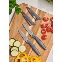 Conjunto 2 Facas De Descascar Em Aço Inox Culinare Cinza - 2