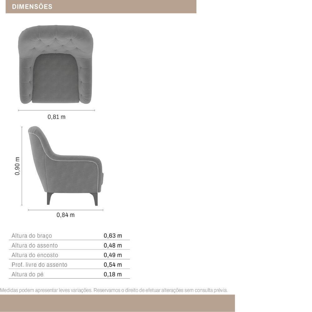 Poltrona Toscana Base Giratória Em Madeira Tingida - Élpis Móveis Verde - 5