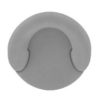 Poltrona Giostra Base Giratória Em Alumínio - Élpis Móveis Cinza - 7