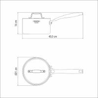 Panela Tramontina Grano 20cm Em Inox Com Corpo Triplo - 5
