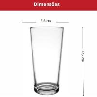 Jogo De Copos De Vidro Tulipa 264ml Com 12und Élpis Móveis - 2