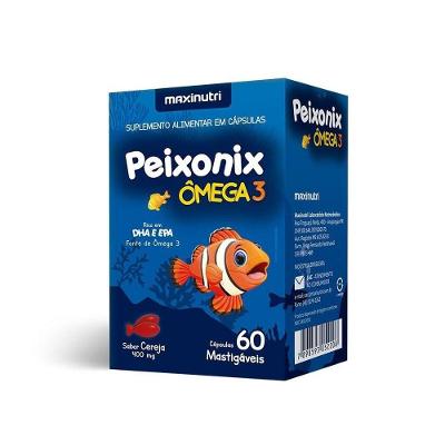 Ômega 3 Peixonix MaxiNutri 400mg 60 Cápsulas