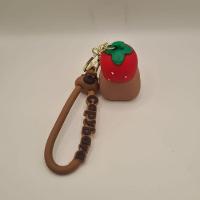 Chaveiro Pingente Capivara Emborrachado Brinquedo Decorativo Escolar Mochila Estojo Bolsa