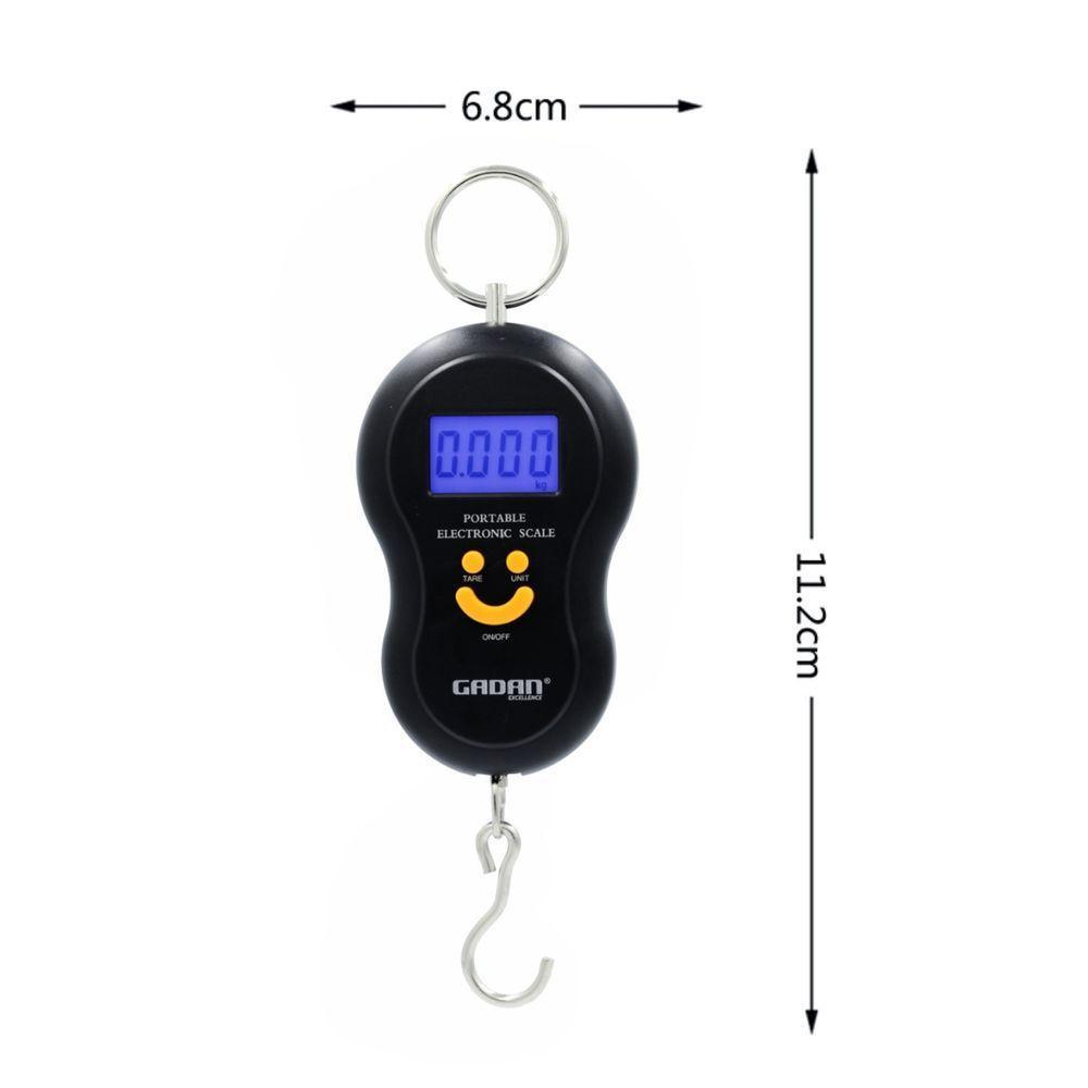 Balança Pendulo Portátil Digital Precisão Mão Até 50kg + 2 Pilhas - 3