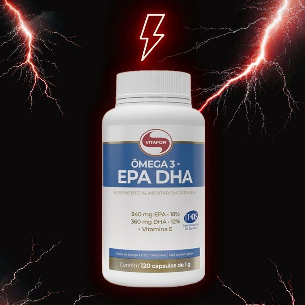 Ômega 3 EPA DHA Vitafor 1g 120 Cápsulas - 2