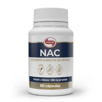 NAC N-Acetil L-Cisteína Vitafor 600mg 60 Cápsulas