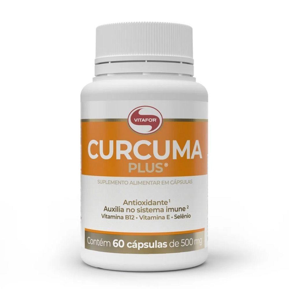 Cúrcuma Plus Vitafor 500mg 60 Cápsulas - 1