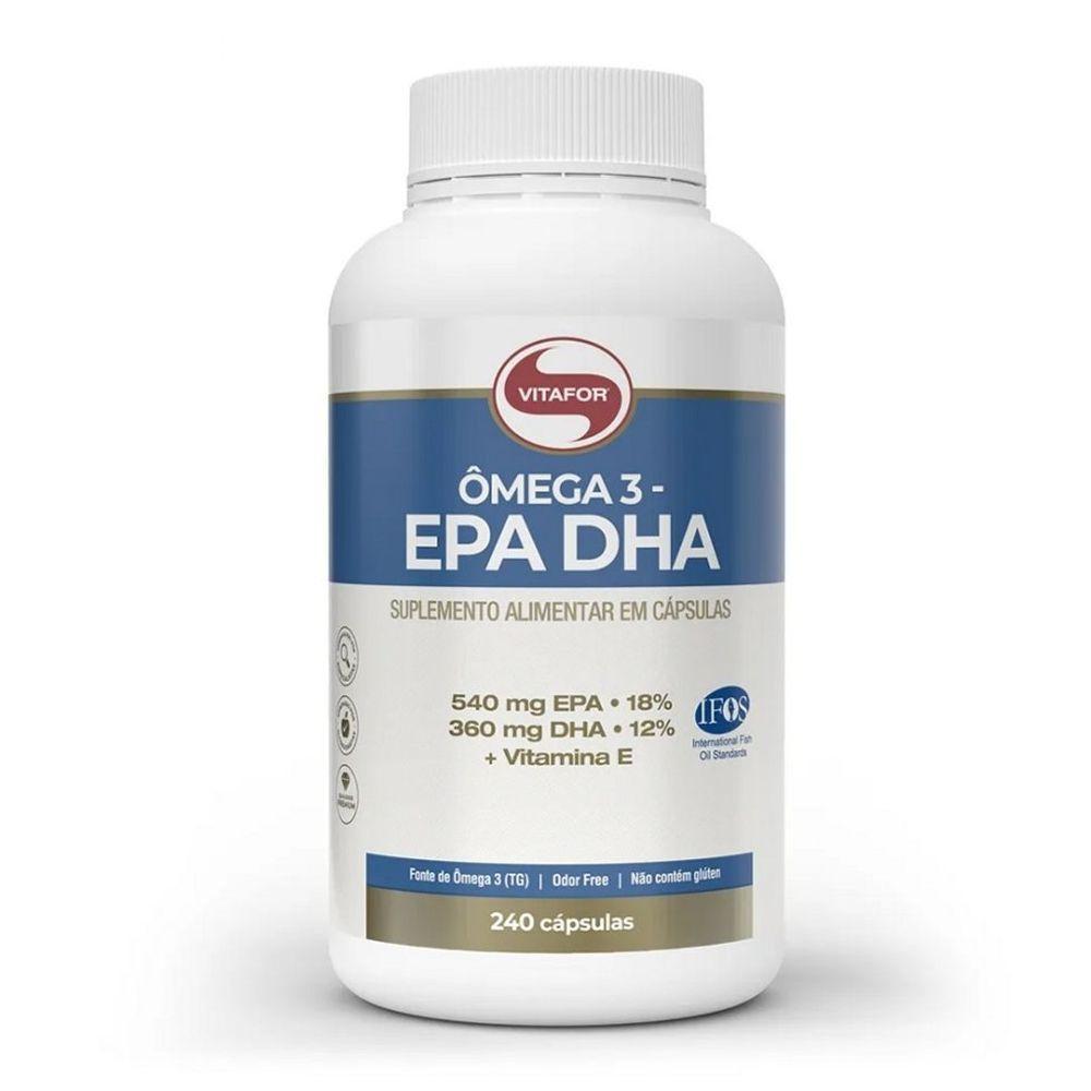 Ômega 3 EPA DHA Vitafor 240 Cápsulas - 1
