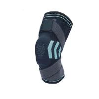 Joelheira Compressão Estabilizador Silicone Gel Ajustável Preto - 1