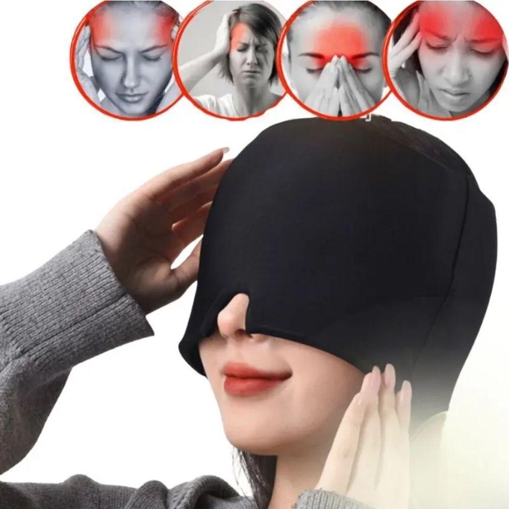 Máscara Térmica De Gel Reutilizável Alívio Enxaqueca E Dores De Cabeça - 1