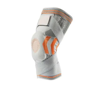 Joelheira Compressão Estabilizador Silicone Gel Ajustável Tamanho:único;gênero:unissex;cor:cinza