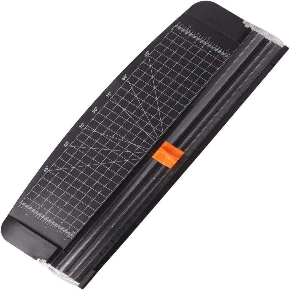 Guilhotina De Papel A4 Com Proteção Corta Até 12 Folhas Com Precisão - 1