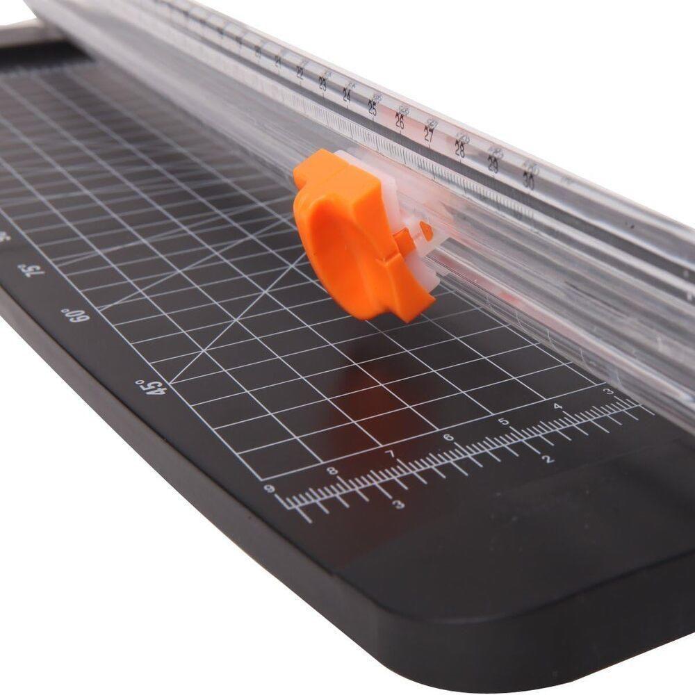 Guilhotina De Papel A4 Com Proteção Corta Até 12 Folhas Com Precisão - 4