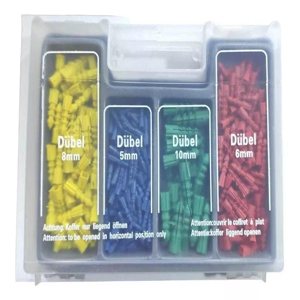 Jogo De Brocas, Bits E Buchas Com 300 Peças Kit Completo Para Perfuração E Fixação - 3