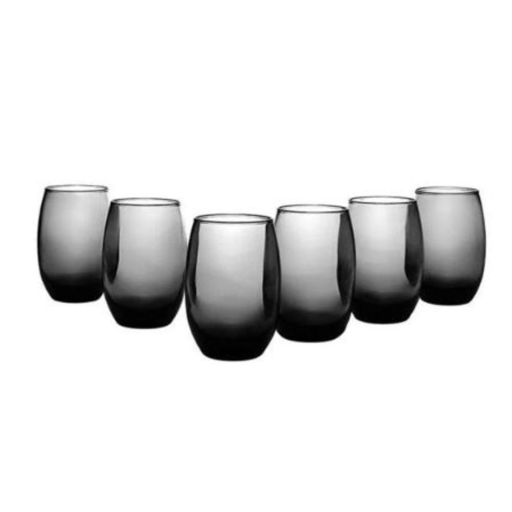 Jogo De Copos Aruba Cinza Sm 465ml 6 Und - Élpis Móveis - 3