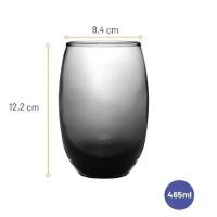 Jogo De Copos Aruba Cinza Sm 465ml 6 Und - Élpis Móveis - 2